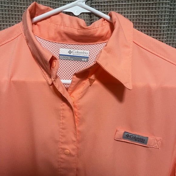 Columbia Peach Long Sleeve Shirt - Picture 2 of 2